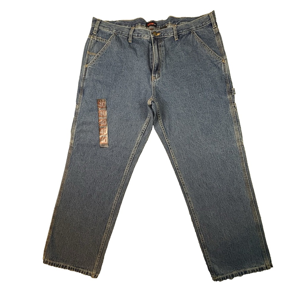 Wolverine Men's 41x30.25 NWOT Blue Carpenter Relaxed Fit Utility Workwear Jeans